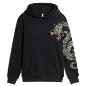 HyperZoom Embroidery Dragon Hoodie