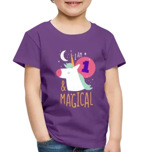 I am 1 and Magical Toddler Premium T-Shirt  (CK3901)