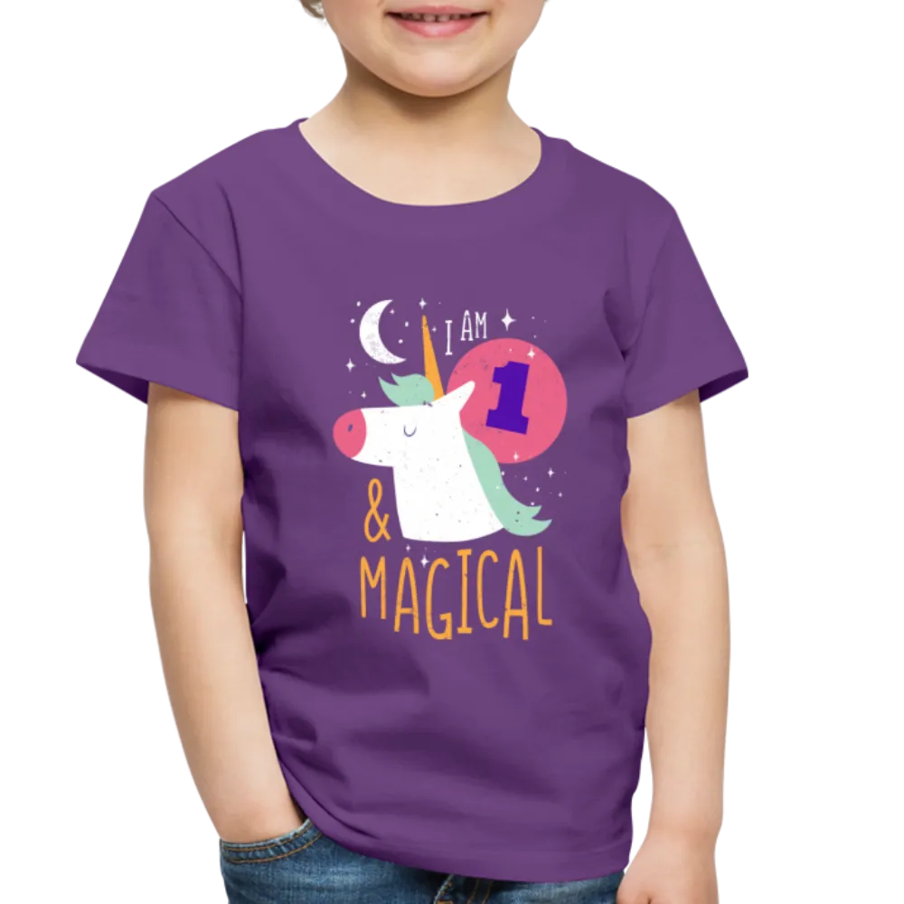 I am 1 and Magical Toddler Premium T-Shirt  (CK3901)