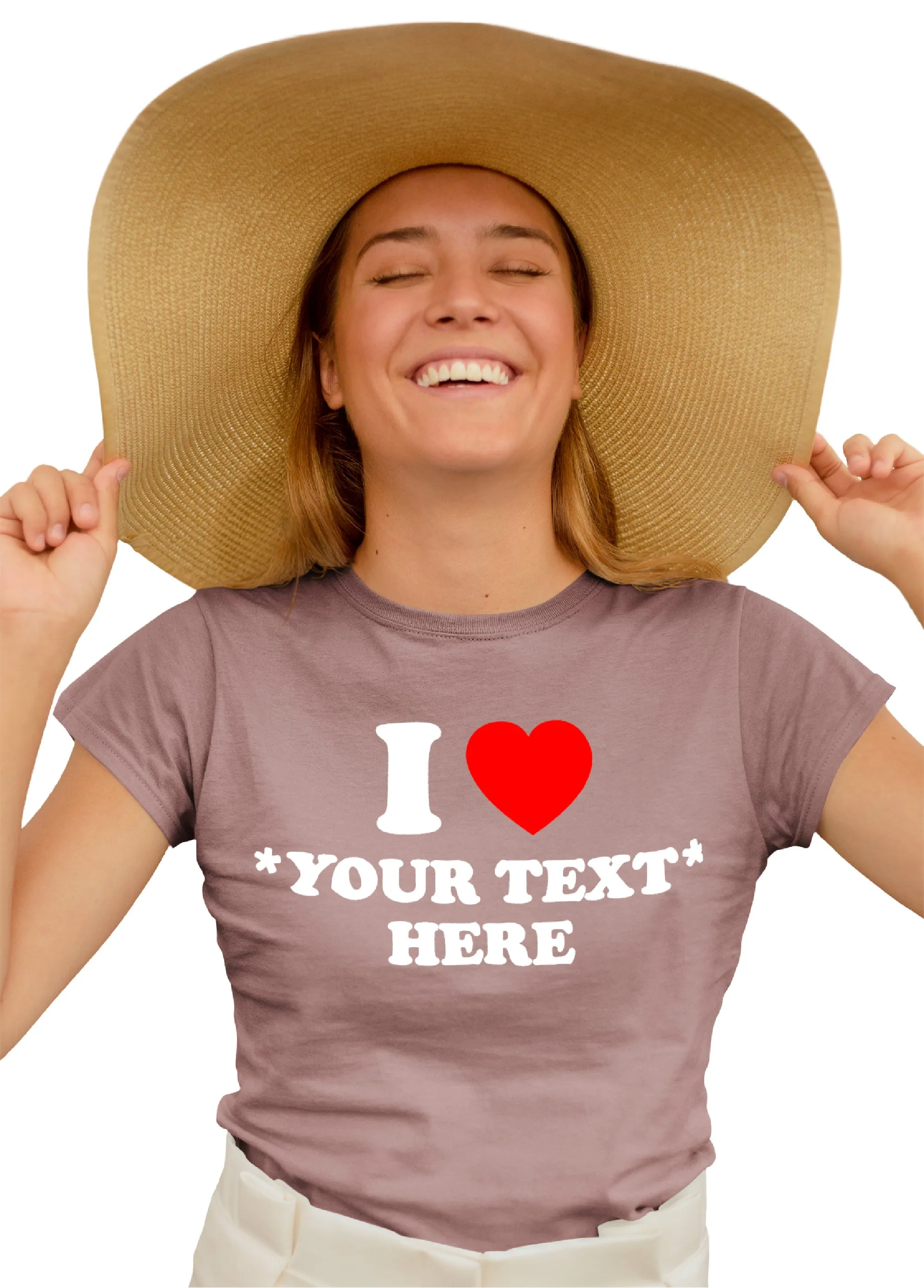 I ❤️ Custom Text Shirt, Personalized Gift For Her, I LOVE Valentines Shirt, Retro Graphic Stylish Outfit, Summer Gifts for Boyfriend