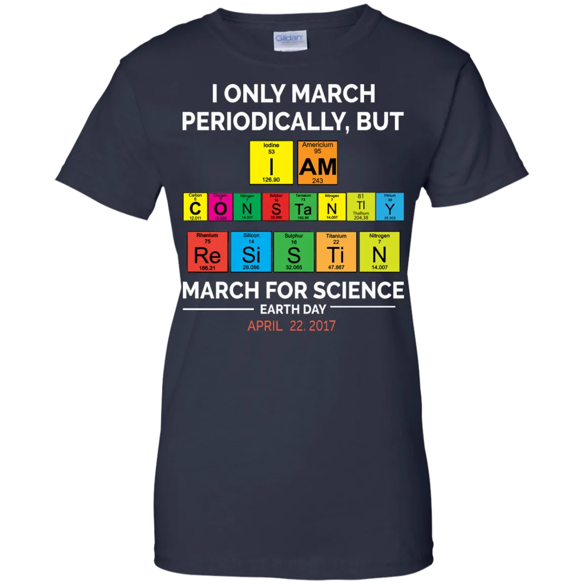 I Only March Periodically But March for Science shirt