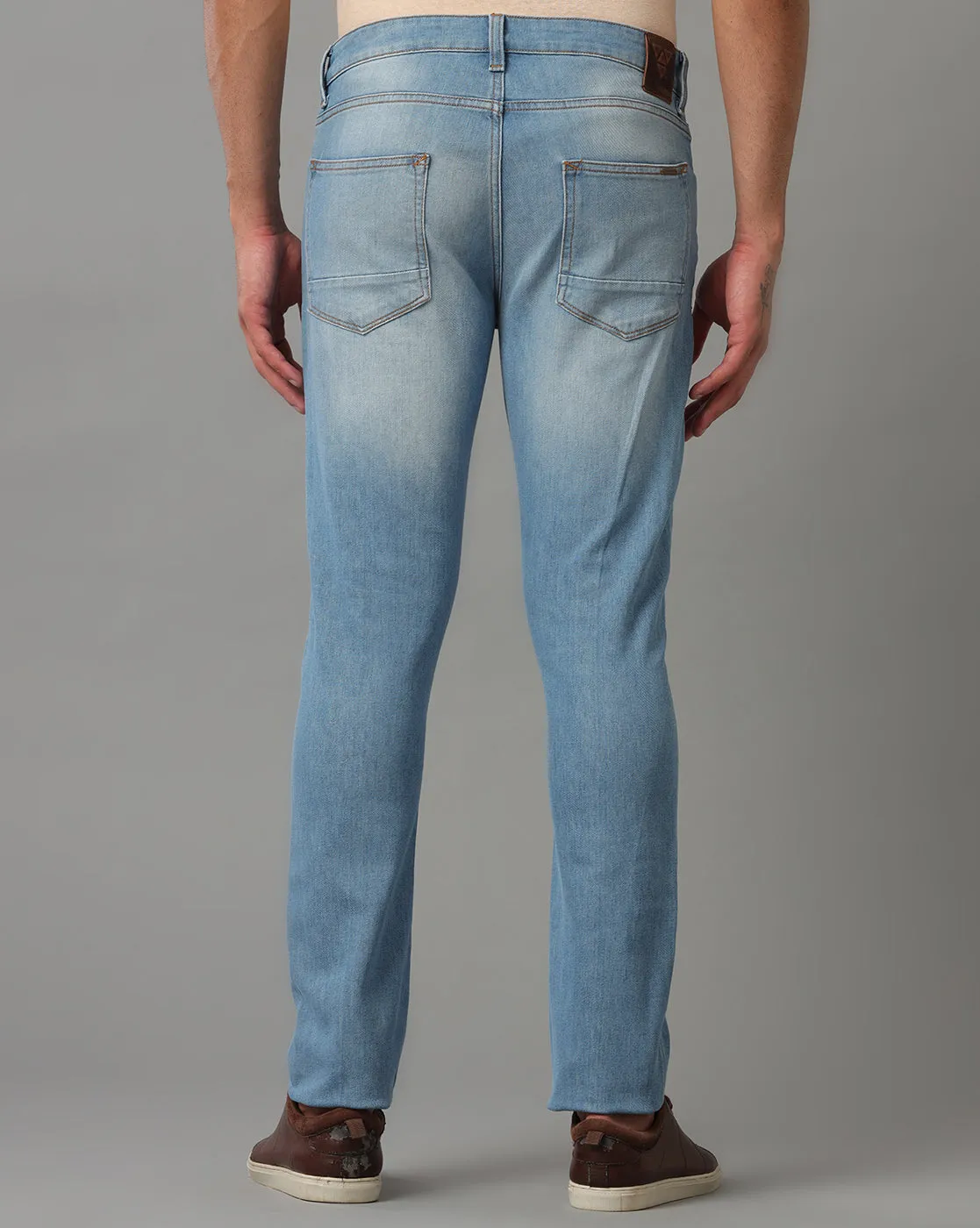 INDIGO TRACK SKINNY FIT JEANS