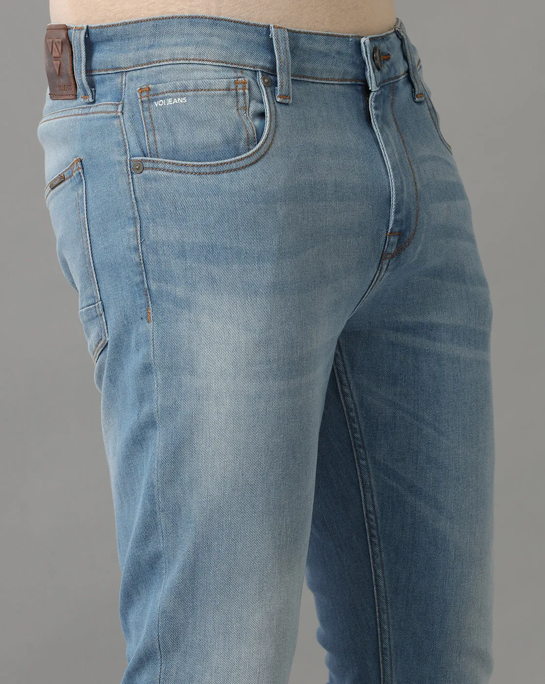 INDIGO TRACK SKINNY FIT JEANS