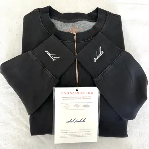 Inhale/Exhale Manifest Sweatshirt   Ink