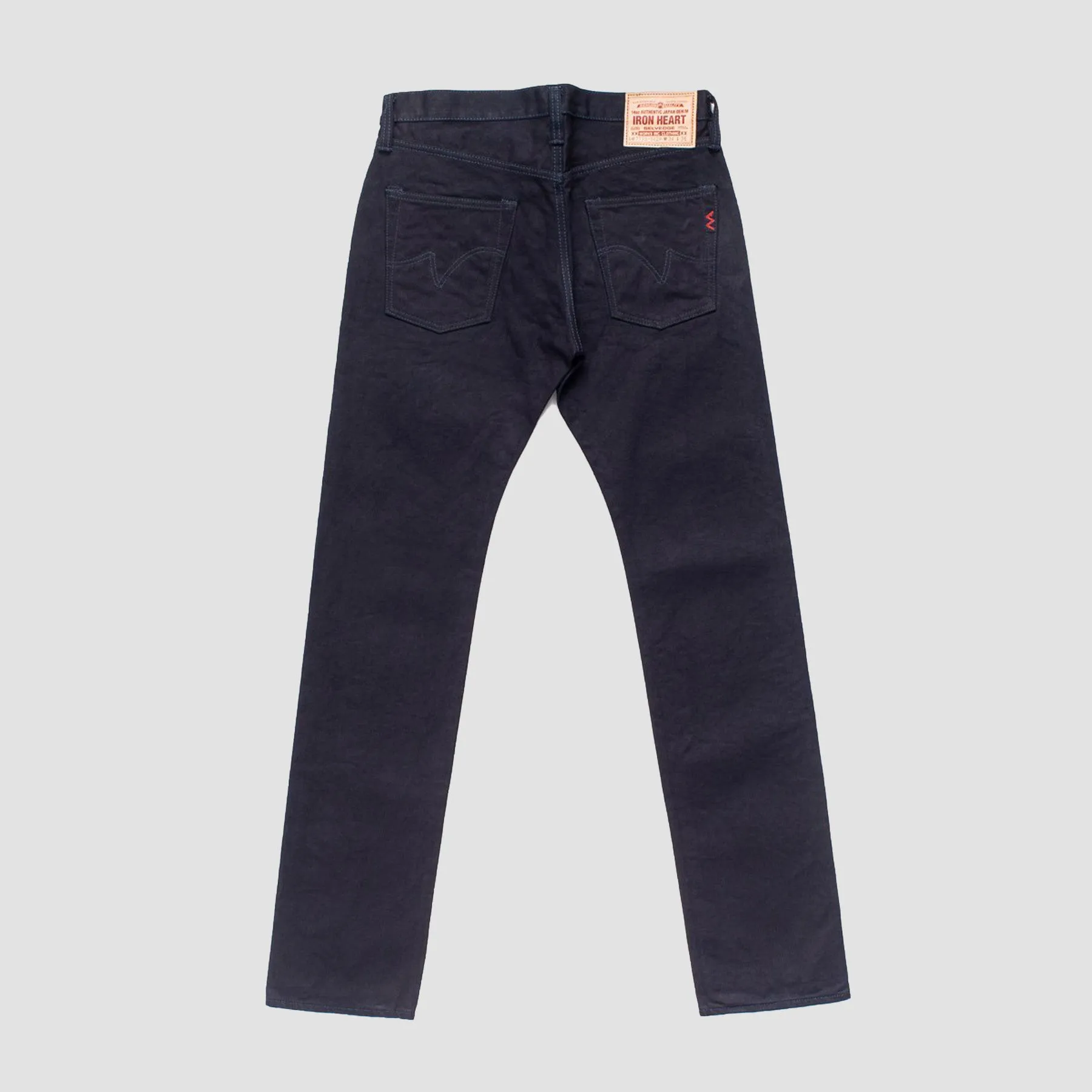 Iron Heart IH-777S-142ib 14oz Slim Tapered Indigo/Black