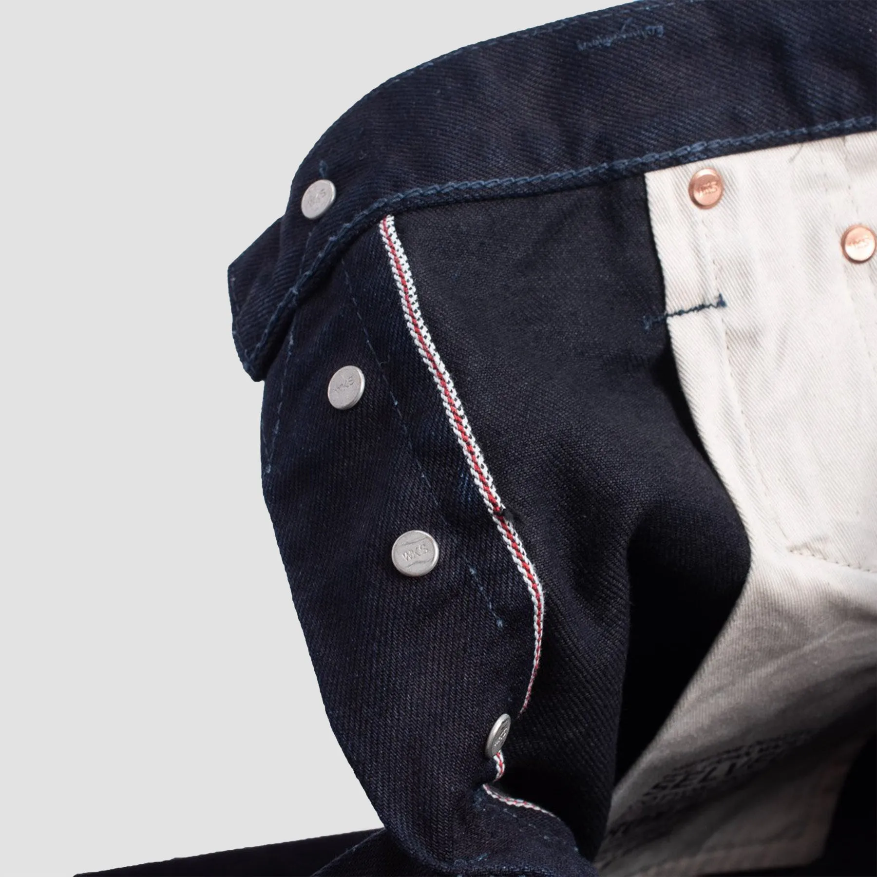 Iron Heart IH-777S-142ib 14oz Slim Tapered Indigo/Black