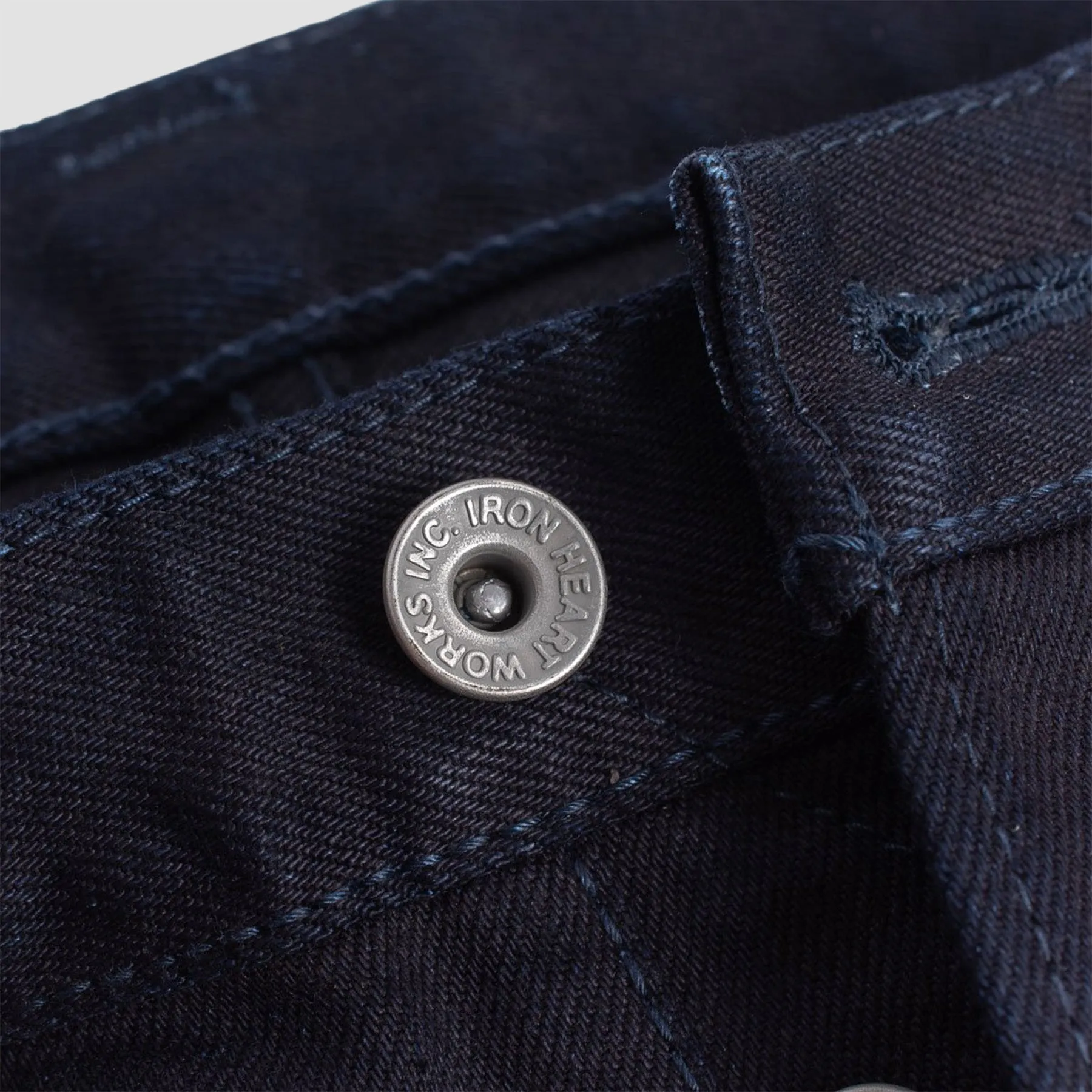 Iron Heart IH-777S-142ib 14oz Slim Tapered Indigo/Black