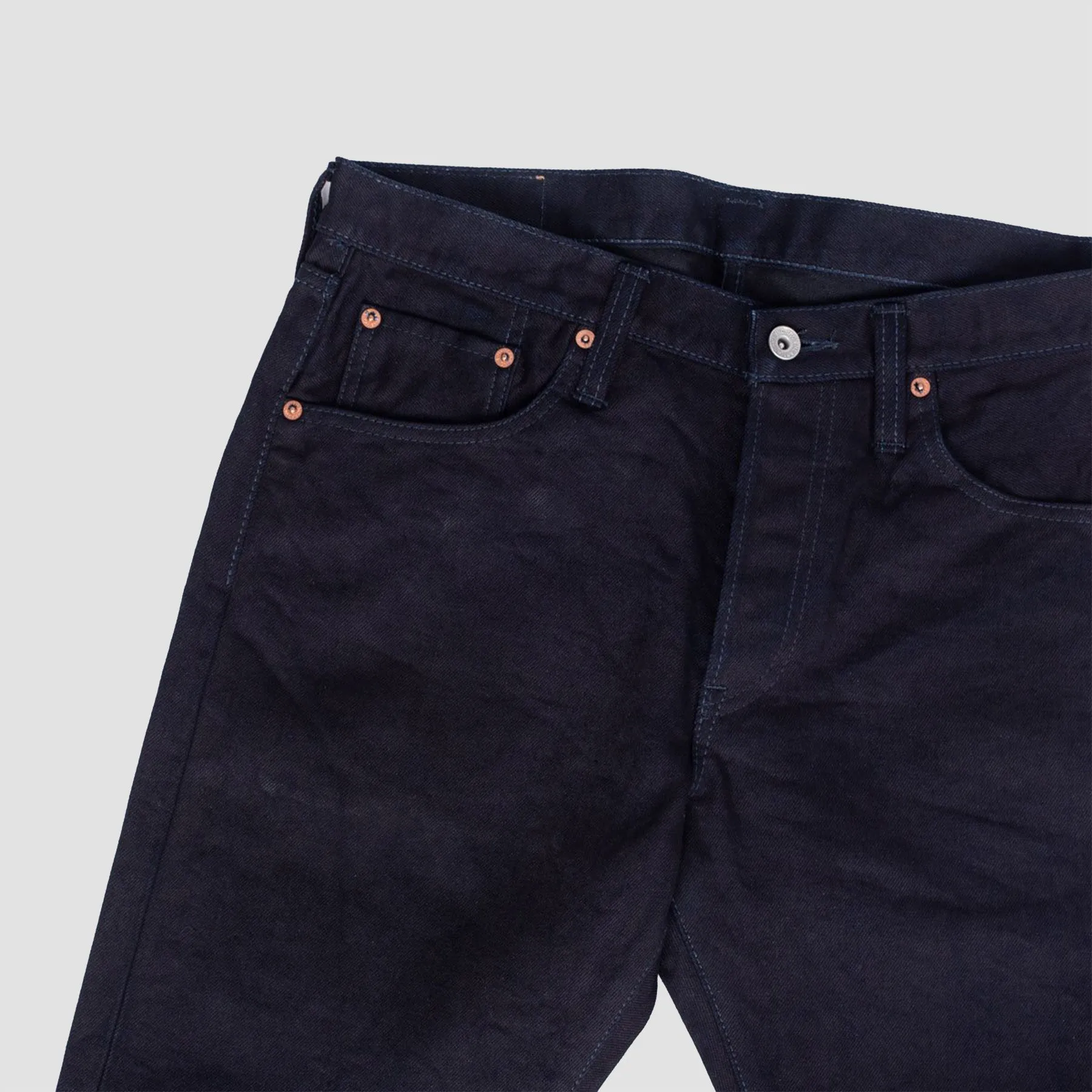 Iron Heart IH-777S-142ib 14oz Slim Tapered Indigo/Black