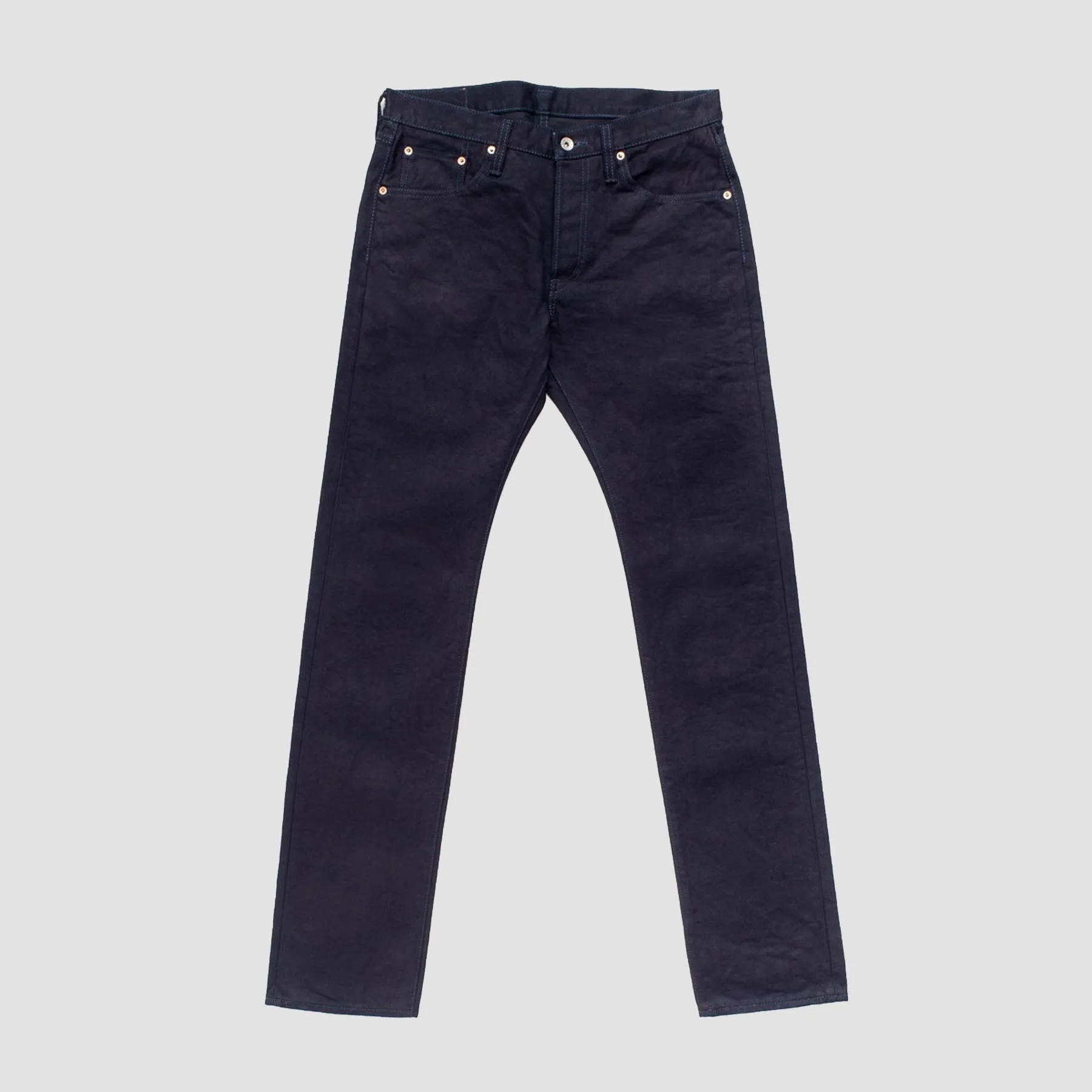 Iron Heart IH-777S-142ib 14oz Slim Tapered Indigo/Black