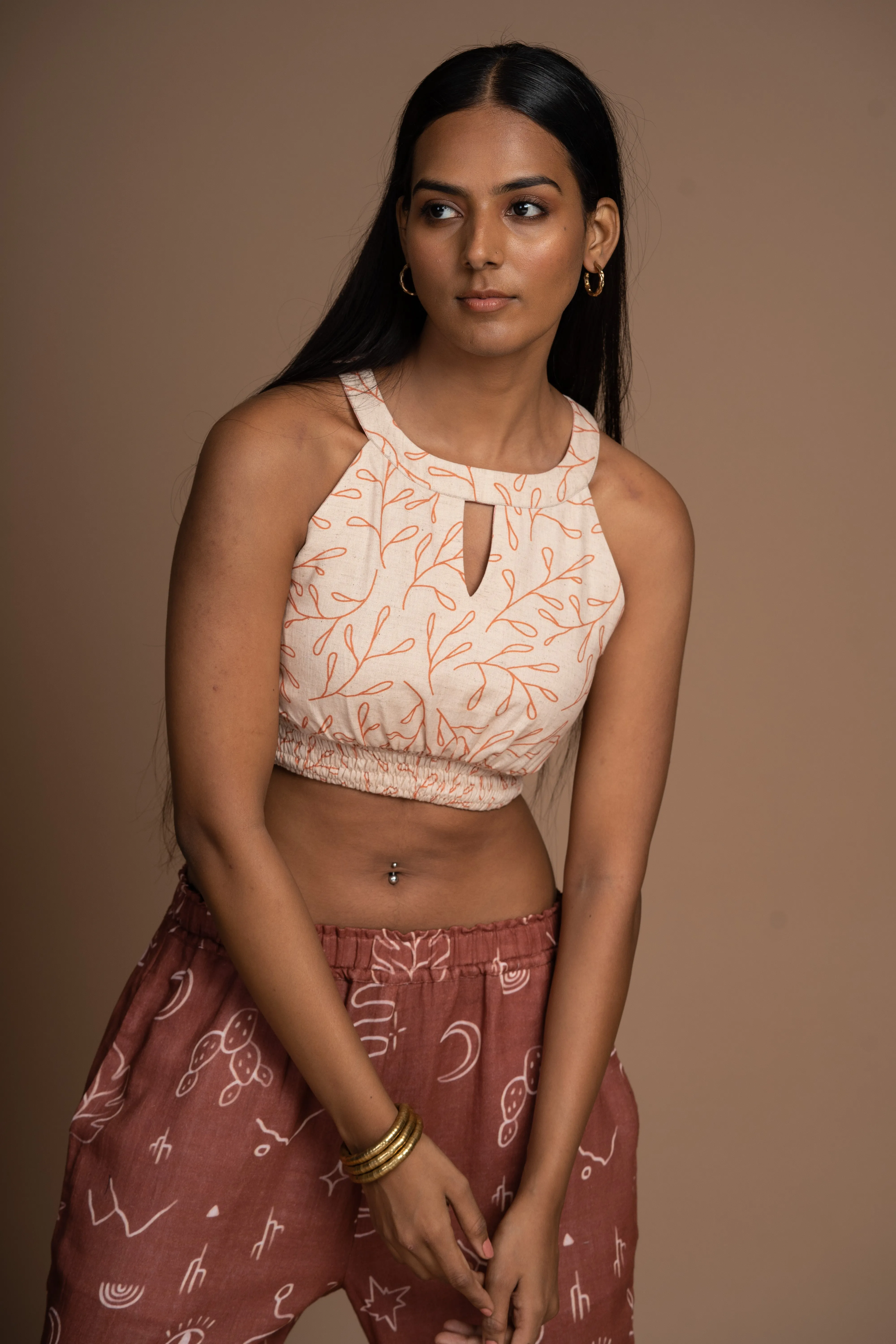 Ivory Reversible Halter Bliss Bralette