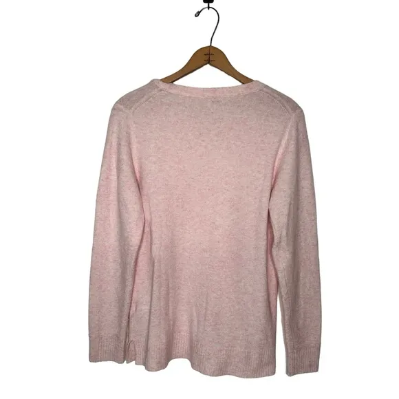 J. Crew Bundle of 2 Purple and Pink Crewneck Sweaters in Extra Soft Yarn Size M