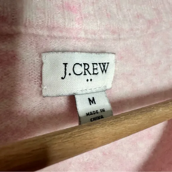 J. Crew Bundle of 2 Purple and Pink Crewneck Sweaters in Extra Soft Yarn Size M