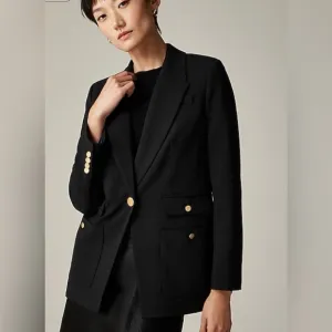 J. Crew Women’s Vivienne Blazer In Italian Four Season Wool Blend Size 12