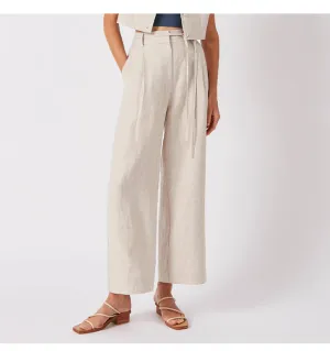 Jessyca - High-waisted linen pants