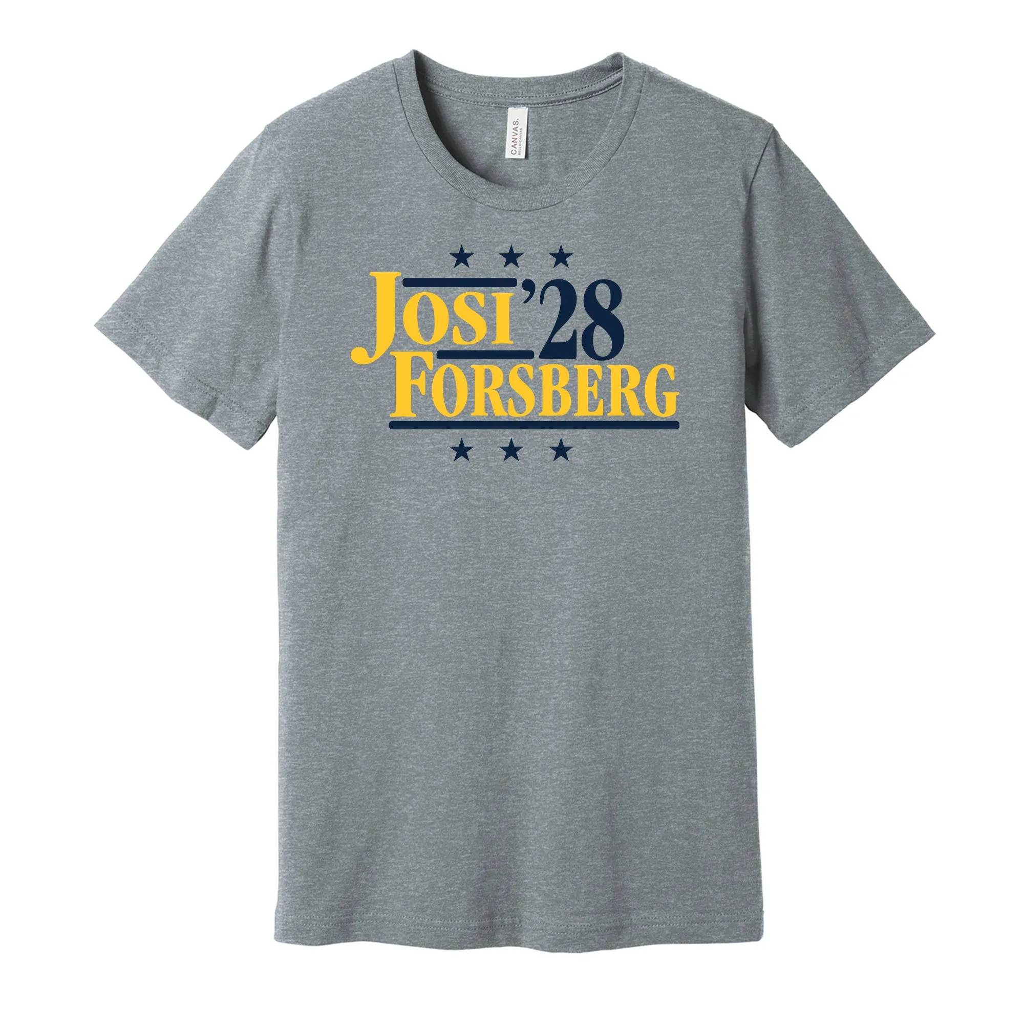 Josi & Forsberg '28 - Nashville Hockey Political Campaign Parody T-Shirt - Hyper Than Hype Shirts