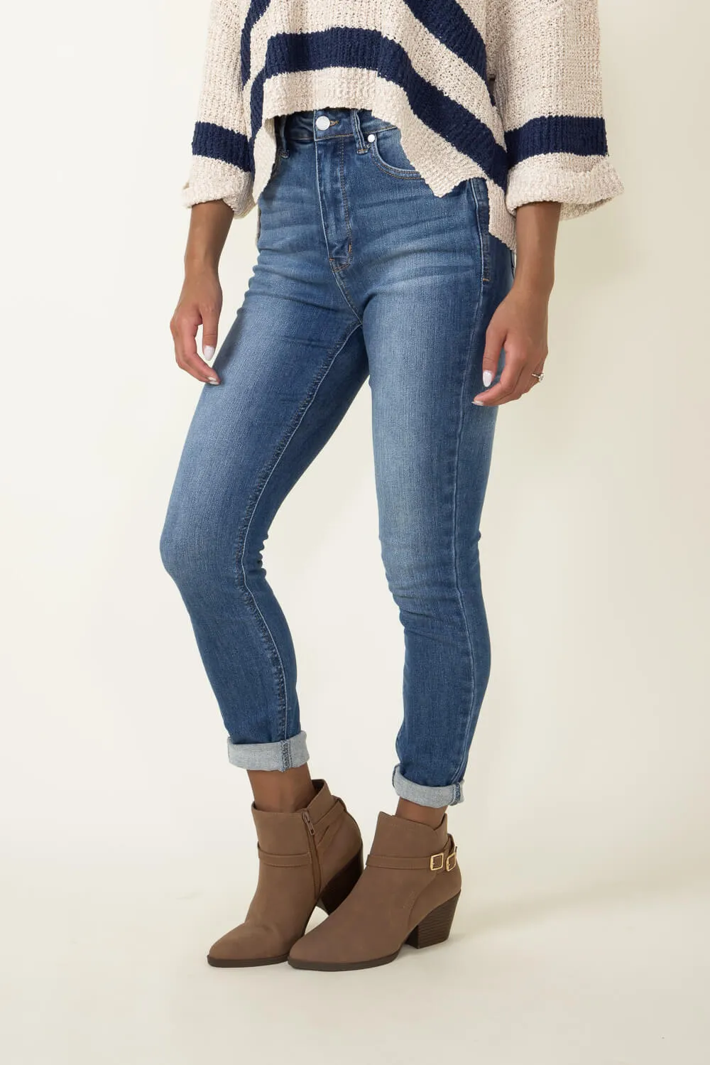 Judy Blue High Rise Clean Skinny Jeans for Women | 88799-MD