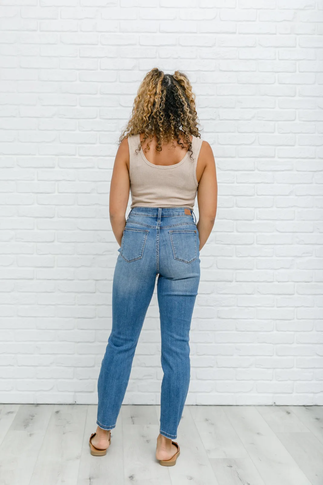 JUDY BLUE High Waist Slim Fit Jeans