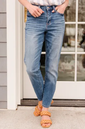 JUDY BLUE High Waist Slim Fit Jeans