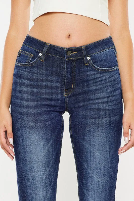 Kan Can Mid Rise Flare Jeans - KC6102LOH