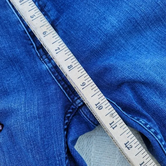 Kate Spade Broome Street Straight Skinny Jeans Medium Dark Wash size 26