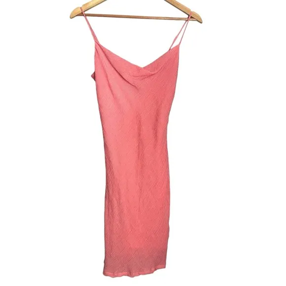 Keepsake the Label Faithful Textured Cowl Neck Slip Dress Size XS