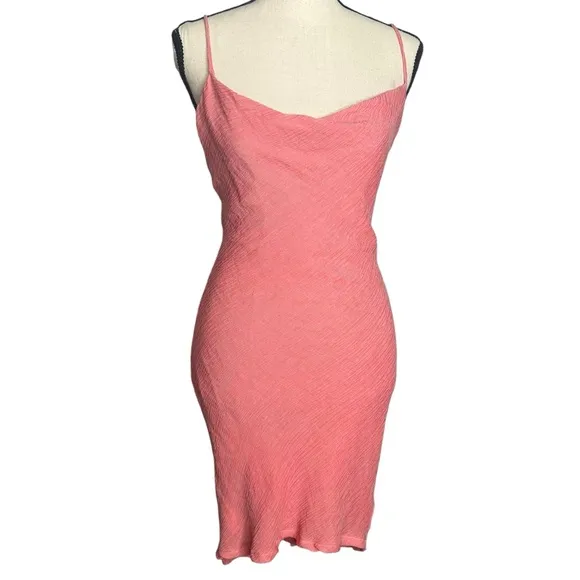 Keepsake the Label Faithful Textured Cowl Neck Slip Dress Size XS