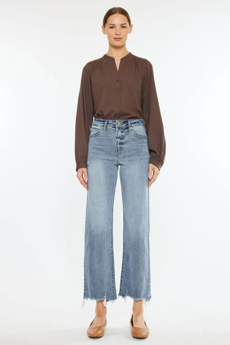 Kendall High Rise Slim Wide Leg