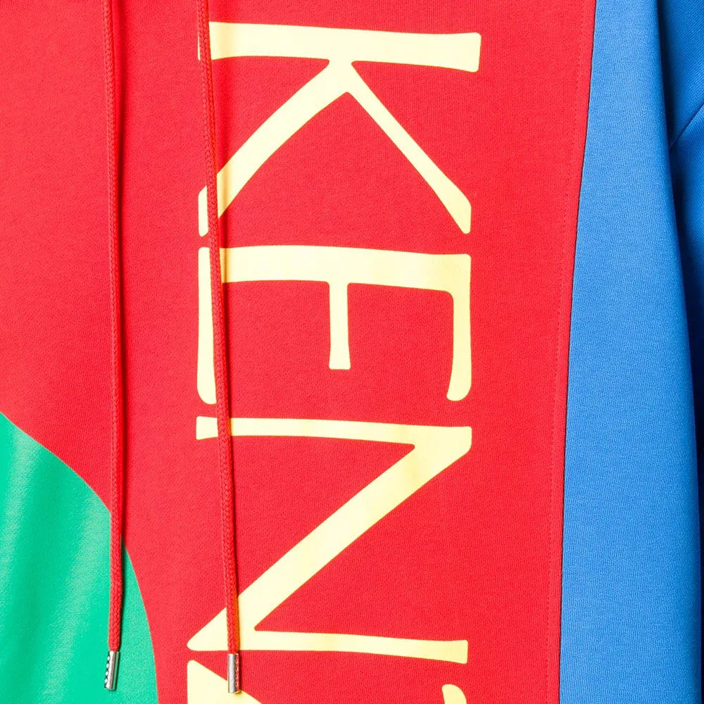 Kenzo Men's Contrast Panel Hoodie Sweatshirt