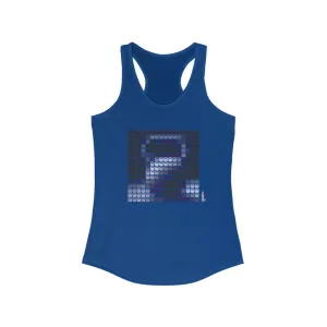 Kettlebells From a Distance - Womens Racerback Tank Tops