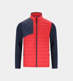 KIDS INSULA JACKET - RED/NAVY