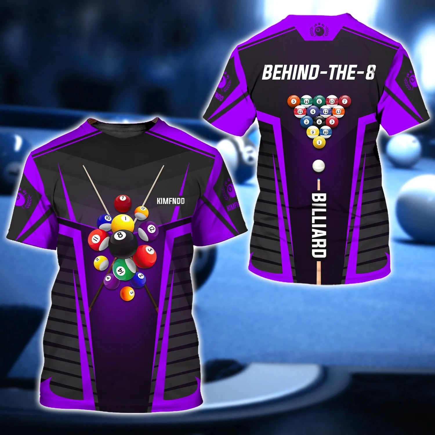 KIMFNDD Behind-The-8 Team 3D Shirt - QB95