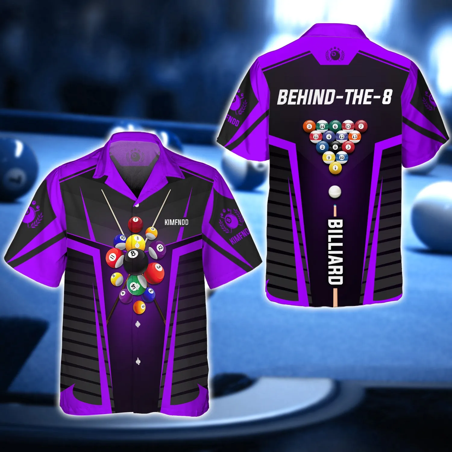 KIMFNDD Behind-The-8 Team 3D Shirt - QB95