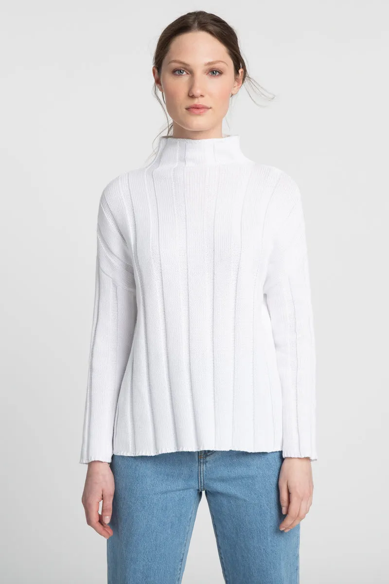 Kinross Rib Funnel Sweater