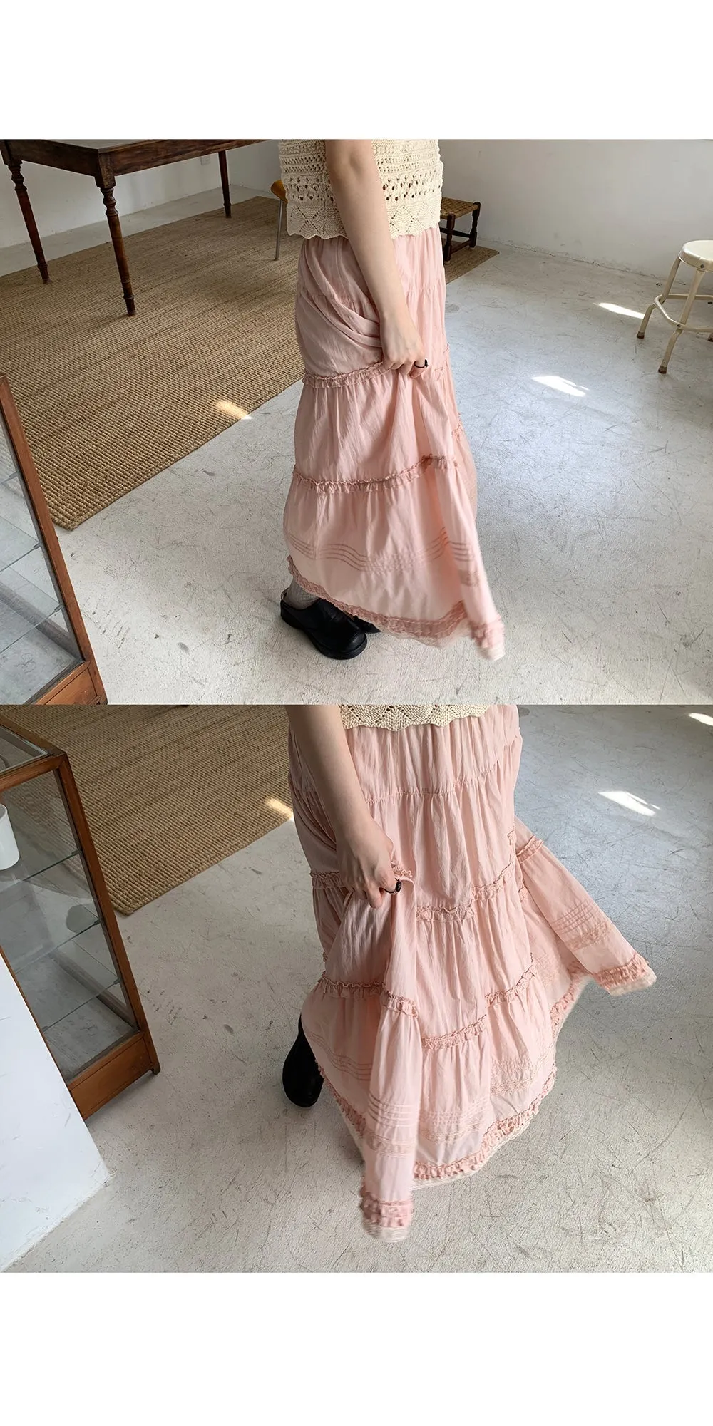 lace vintage  skirt