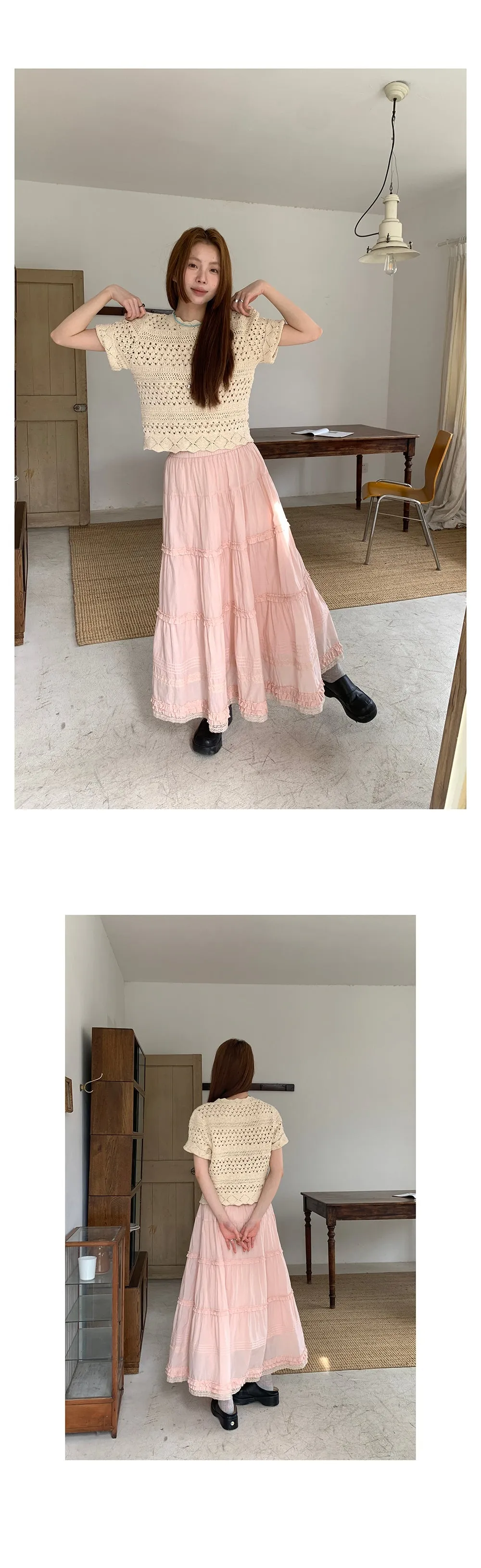 lace vintage  skirt