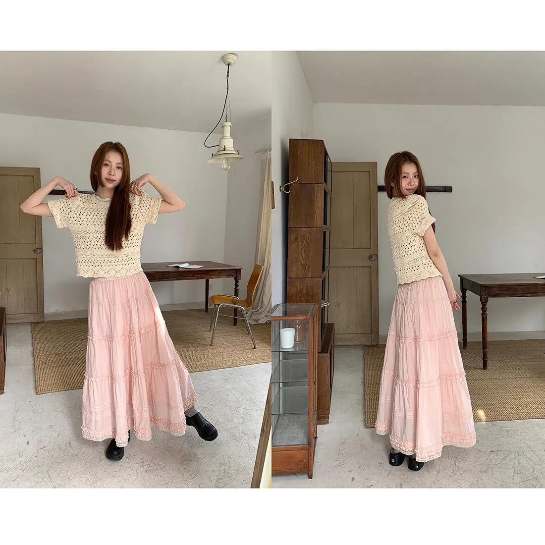 lace vintage  skirt