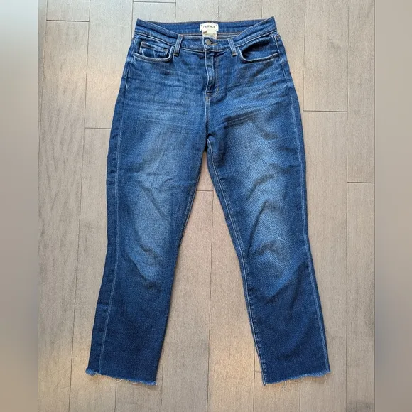 L'agence Sada slim leg cropped jean size 26