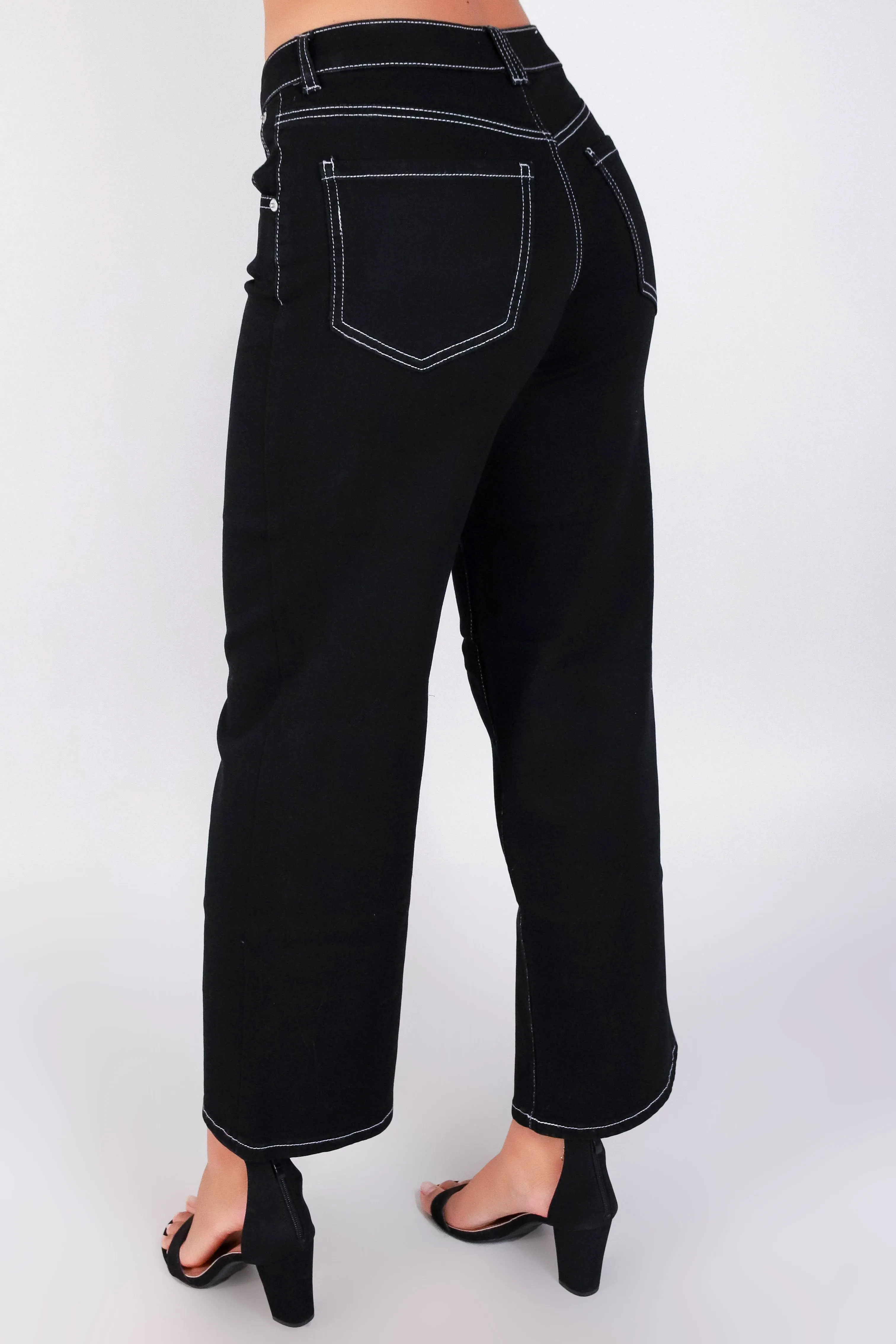 LASTING IMPRESSION WIDE LEG JEANS