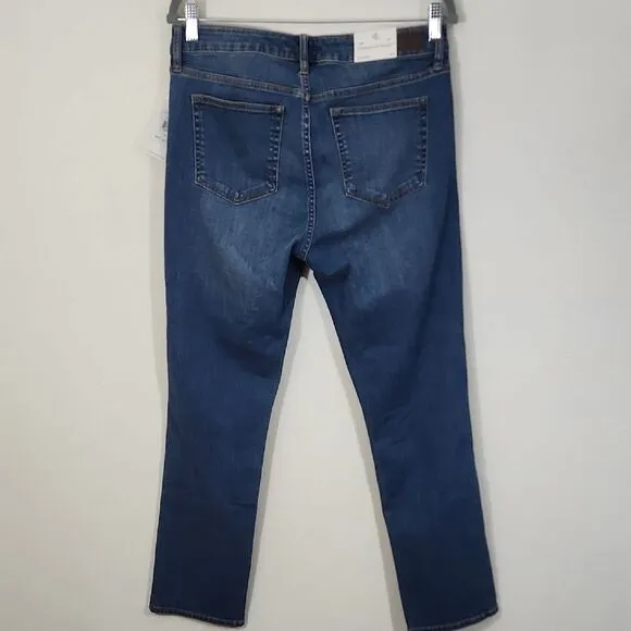 Lauren Ralph Lauren Blue Premier Straight Casual Jeans Size 8 NWT