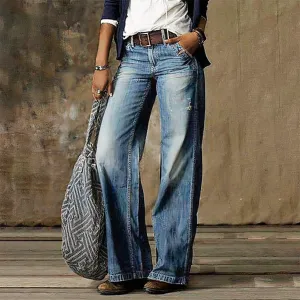 LAYLA - Retro high-waisted denim jeans