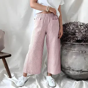 Leonie - Comfortable striped pants