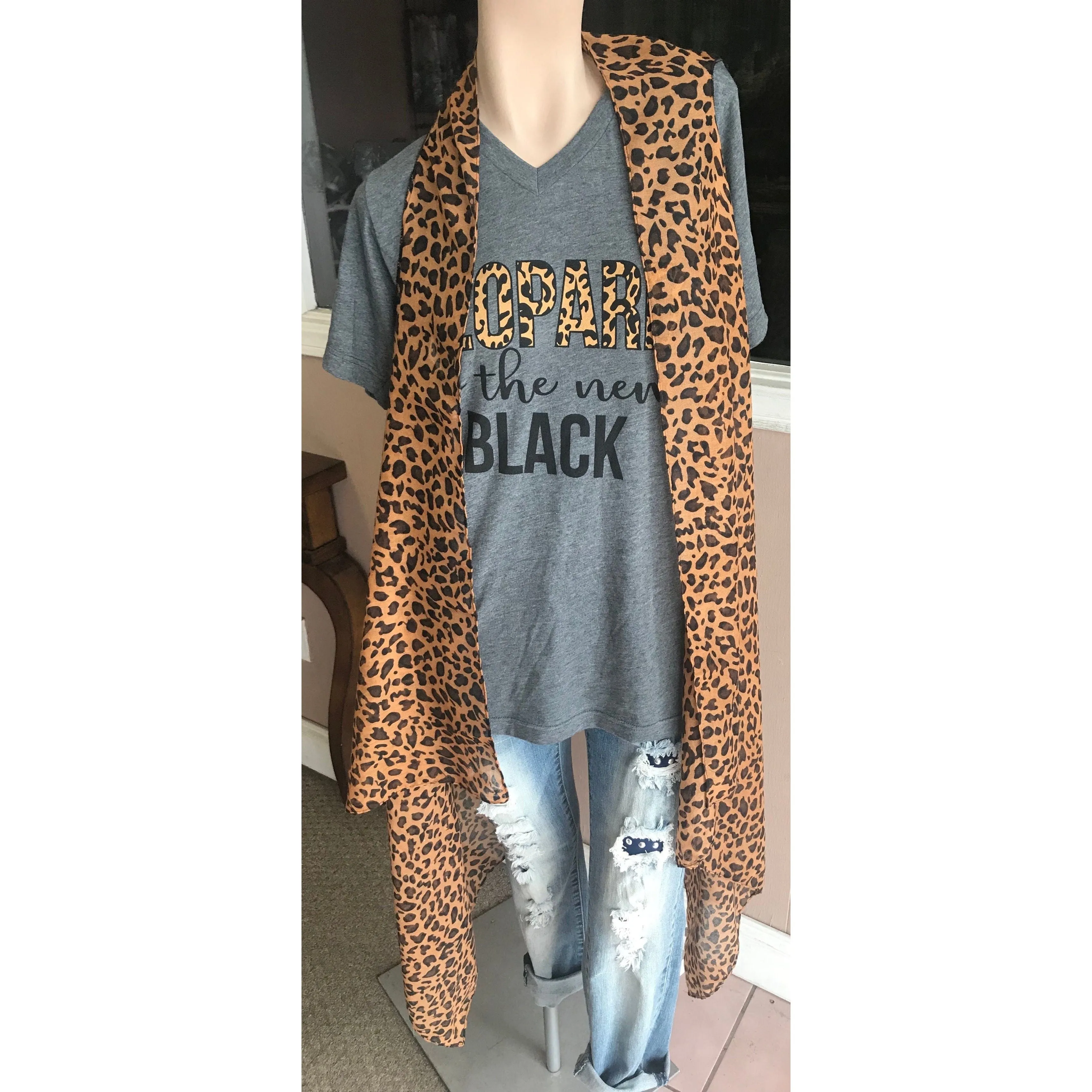 LEOPARD VEST