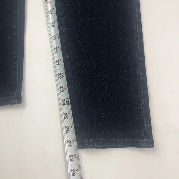 Levis Wedgie Fit Tapered Leg Jeans Size 24 Blue dark wash New