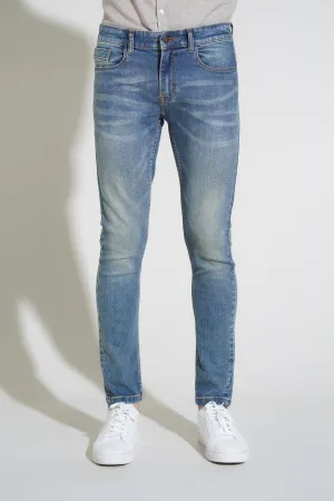 Light Blue Cropped Fit Jeans
