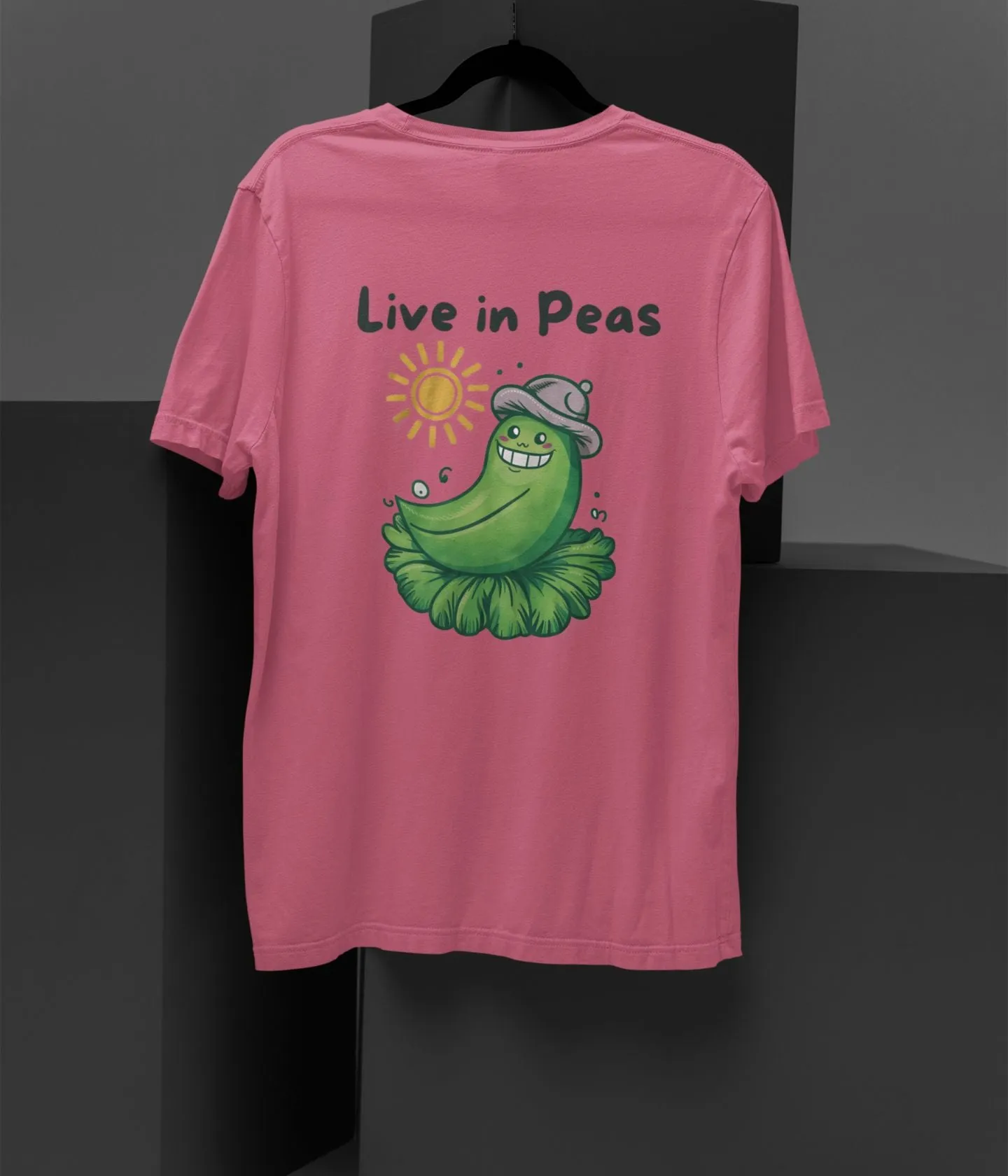Live In Peas - Terry Oversized T-Shirt