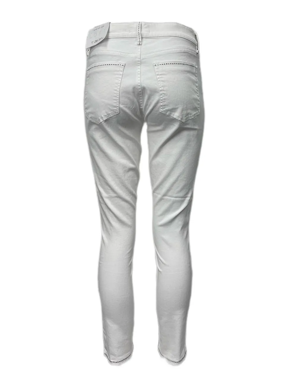 LOFT Women's White Modern Skinny Crop Jeans Size 28 NWT