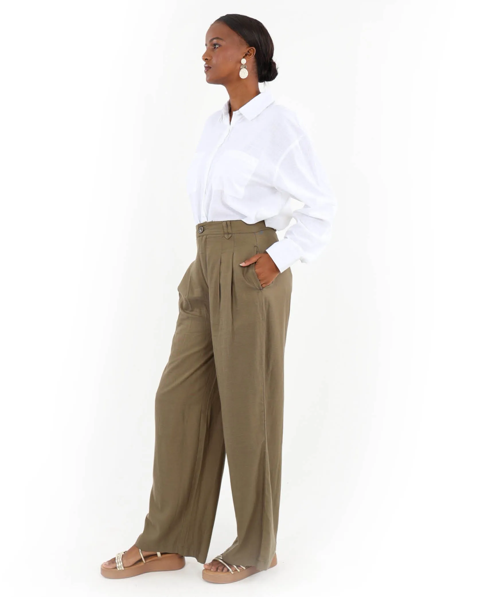 Long Sleeve Cotton Slub Shirt