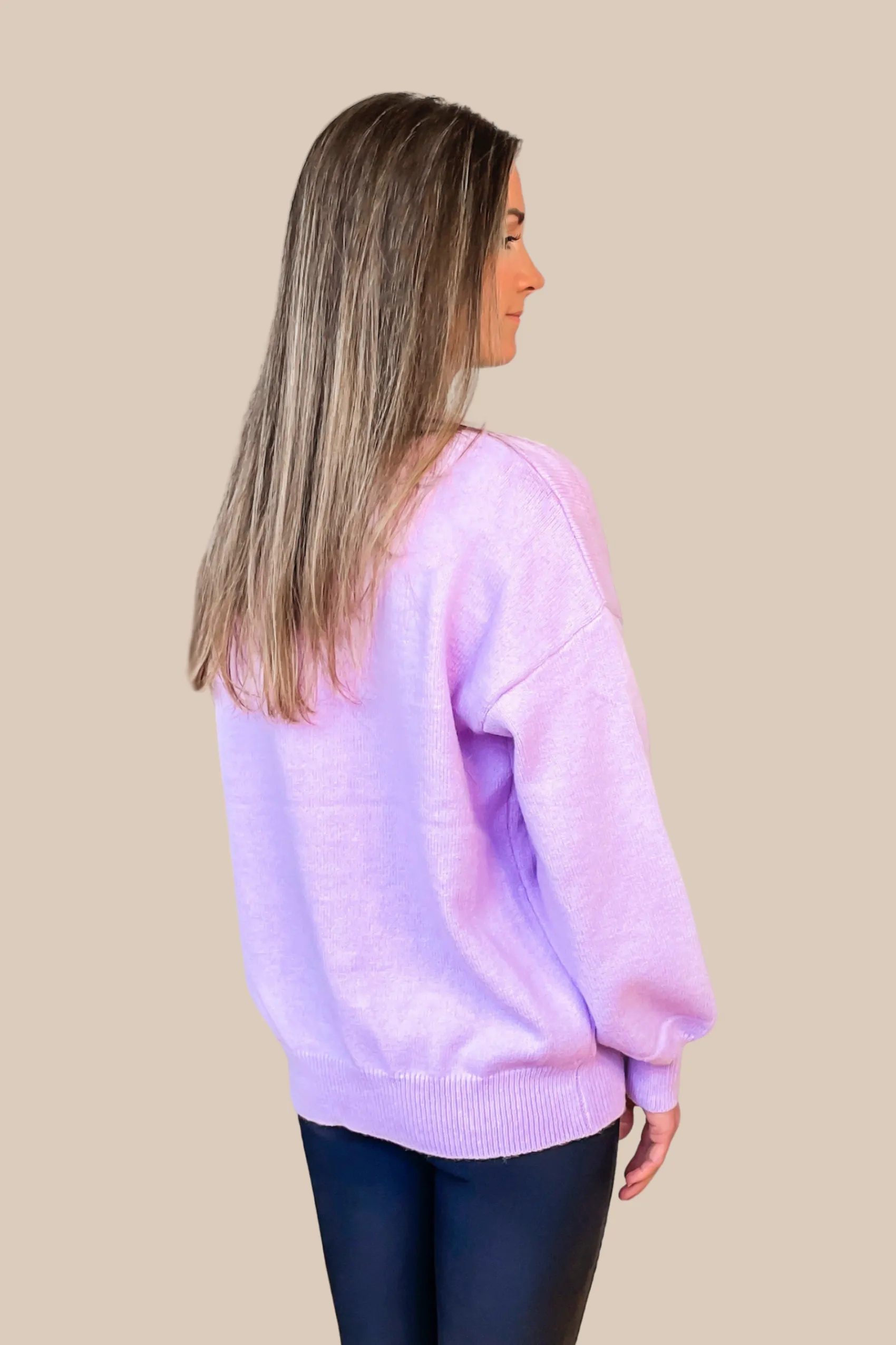 Love Tinsel Sweater - Lavender - SALE