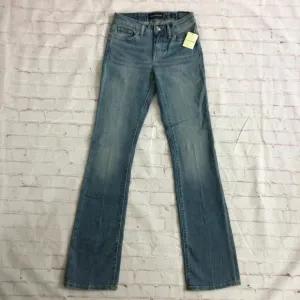 Lucky Brand Lolita Boot Cut Mid Rise Curvy Fit Denim Blue Jeans - Size 0/25 Long