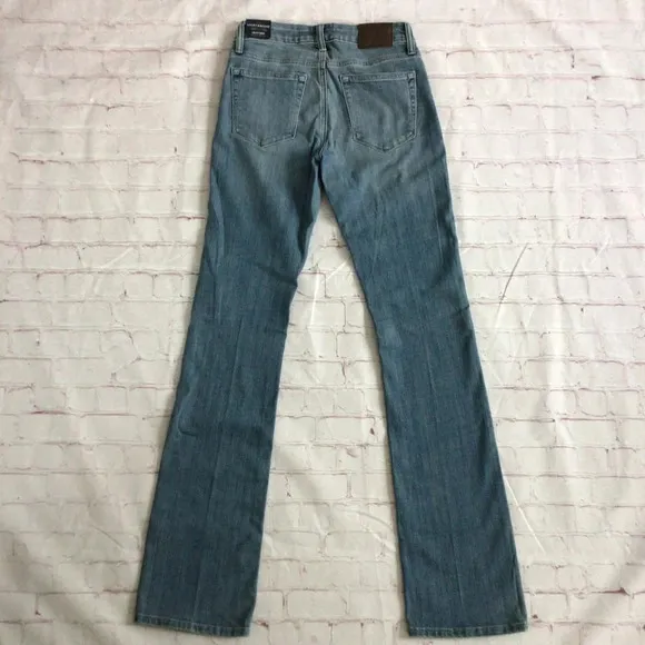 Lucky Brand Lolita Boot Cut Mid Rise Curvy Fit Denim Blue Jeans - Size 0/25 Long
